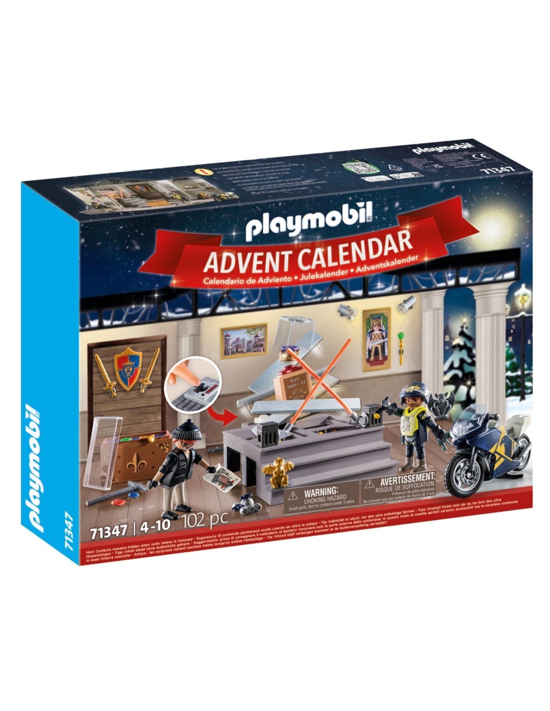 Calendario adviento de la marca de juguetes Playmobil